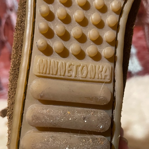 Minnetonka VTG suede moccasins - Picture 8 of 8